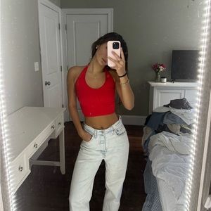 Urban Outfitters Red Halter Top